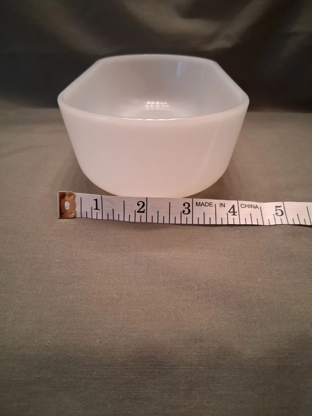 Vintage Anchor Hocking Fire-King Milk-White Oval Baking Dessert Dish